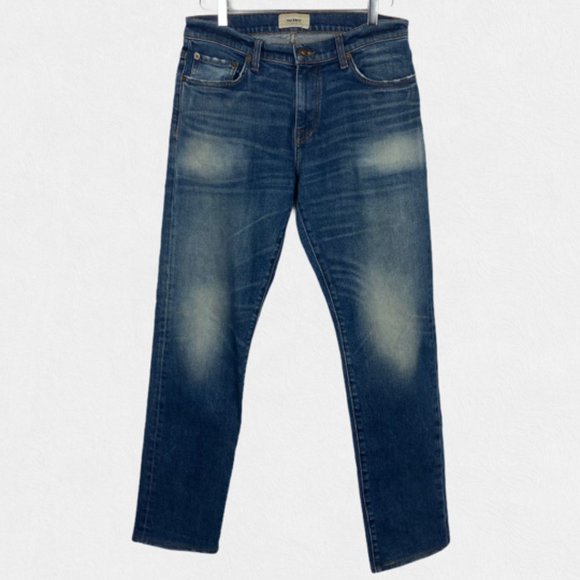 Baldwin Henley Slim Straight Jeans in Porter - Picture 4 of 11